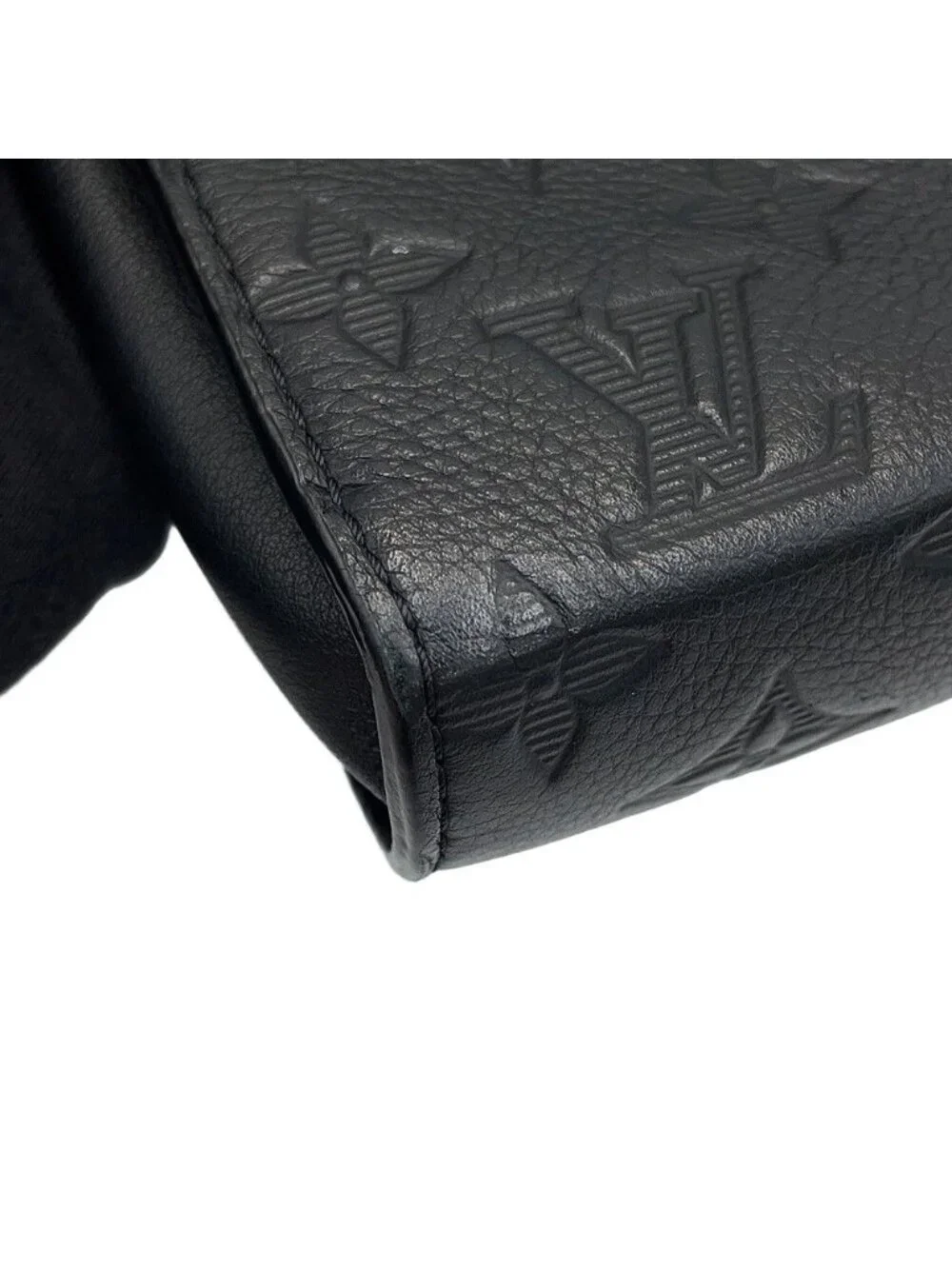 Louis Vuitton Shoulder Bag Monogram Shadow Gaston Wearable Wallet Black